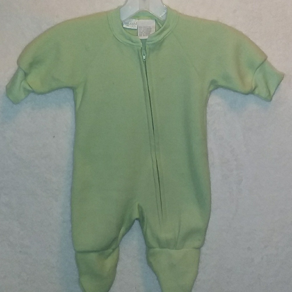 NWOT Peek-a-Babe footie pajamas